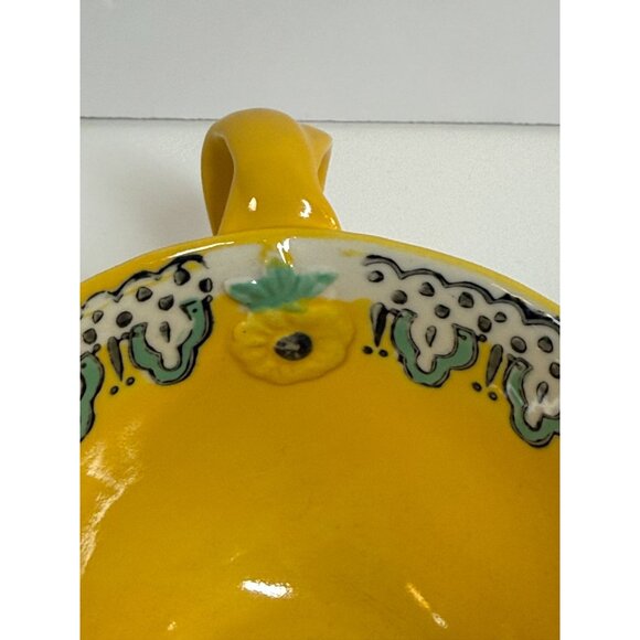 Set Of 2 Anthropologie Elka Ayala Hand-Painted Ceramic Mugs/Cups Twisted Handles - Picture 13 of 14